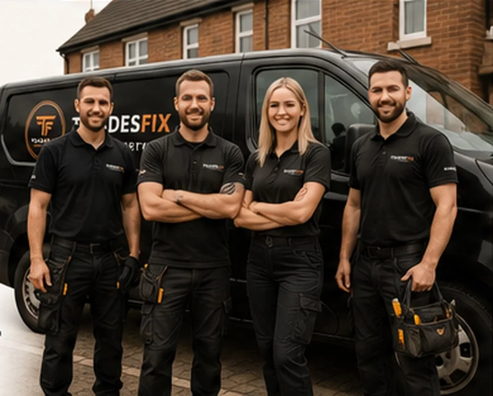 Tradespeople representing the range of property services available through TradesFix